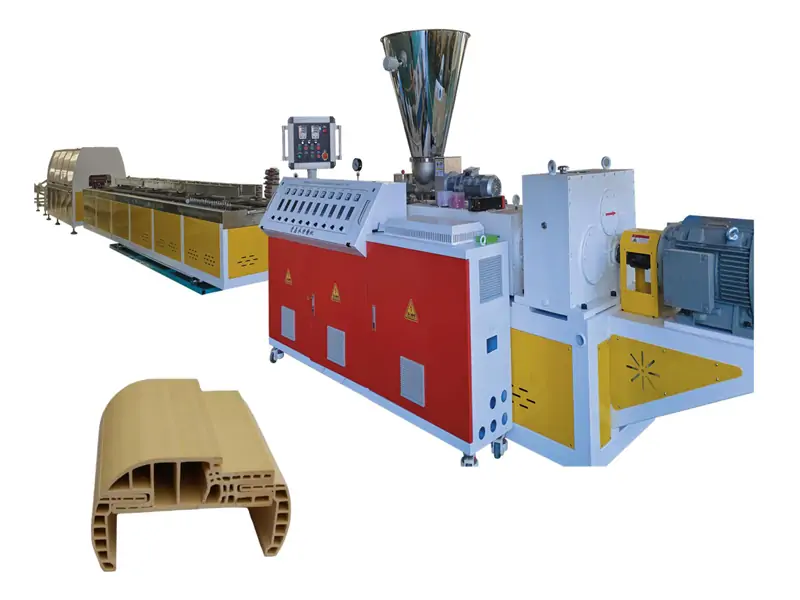 Temperatureinstellung für die WPC-Türrahmen-Extrusionslinie