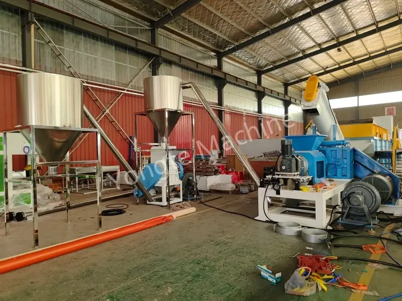Indien Kunststoffabfall-Recyclingmaschine