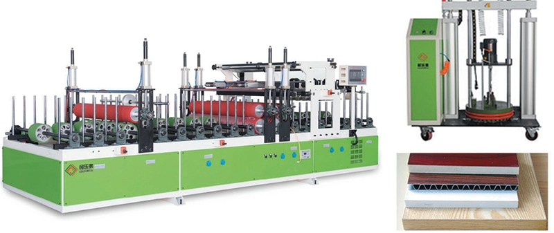 WPC-Tür-PUR-Laminiermaschine